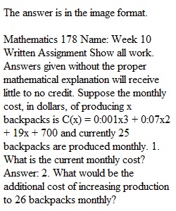 Week 10 Written Assignment